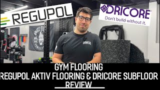 Gym Flooring  Regupol Aktiv Flooring amp Dricore Subfloor [upl. by Anera933]