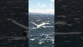 Very Amazing when landing Airbus A320 At Nagasaki Airport shortvideo aviation [upl. by Nirred60]