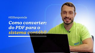 Como converter do PDF para o sistema contábil [upl. by Yahiya]