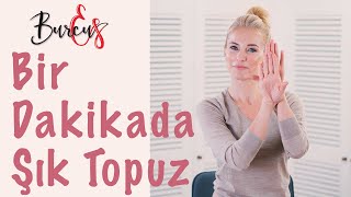 BurcuEs  1 Dakikada Şık Topuz [upl. by Myrt]