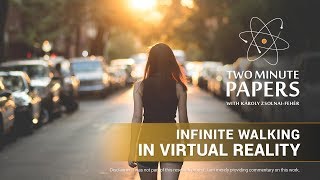 Infinite Walking in Virtual Reality  Two Minute Papers 262 [upl. by Ciccia]