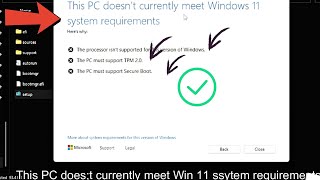 Install Windows 11 Unsupported PCEdit appraiserresdll File [upl. by Fawn]