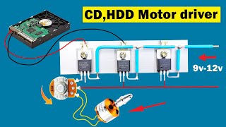 Brushless BLDC motor ESC controller using irfz44 CD HDD motor driver [upl. by Wauters]