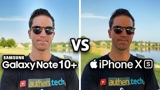 Galaxy Note 10 Plus vs iPhone XS CAMERA Test Comparison [upl. by Nysa]