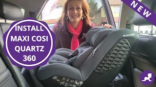 How to install Maxi Cosi Quartz 360 Isofix Car Seat [upl. by Eirlav]