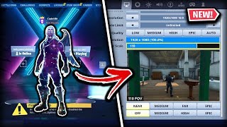 What An FOV Slider In Fortnite Could Look Like INGAME SETTING [upl. by Ivets]