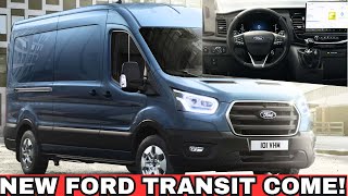 OFFICIAL 2024 Ford Transit Redesign Revealed  Come With New Tech [upl. by Blancha278]