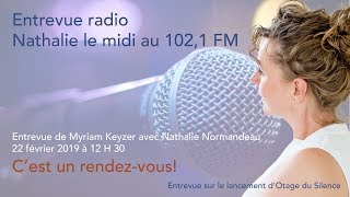 Entrevue radio avec Nathalie Normandeau au 1021 fm [upl. by Kenrick]