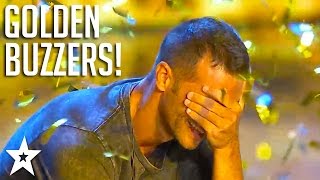 ALL GOLDEN BUZZERS on Italys Got Talent 2017  Got Talent Global [upl. by Llerrahs]