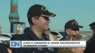 LLEGÓ A COMODORO EL BUQUE OCEANOGRÁFICO “ALMIRANTE STORNI” [upl. by Ahsatal]