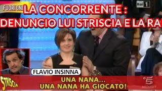 FUORI ONDA INSINNA INSULTA  LA CONCORRENTE DENUNCIA [upl. by Kier]