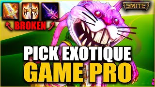 LES PICKS EXOTIQUES  ASSASSIN CRIT ► GAME PRO BAKASURA SOLO SUR SMITE SAISON 11 [upl. by Dnomhcir]