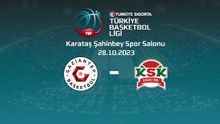 Gaziantep Basketbol  Bornova Belediyesi Karşıyaka Türkiye Sigorta TBL 8Hafta [upl. by Anelat973]