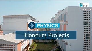 Physics  Honours Projects  Undergraduate Programme Azim Premji University  Batch 201619 [upl. by Enelime]