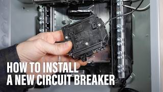 How to Install a New Circuit Breaker [upl. by Loveridge]