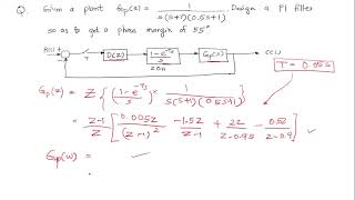 Digital PID controller design in frequency domain [upl. by Baird]