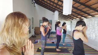 Ashtanga Yoga Chants Closing Mantra from traditional MysoreStyle and Led Primary Series Practice [upl. by Nyla]