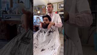 Haircut and beard treatment by Jonah at Schorem [upl. by Salene]