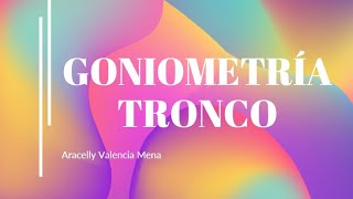 Goniometría tronco [upl. by Mulac]