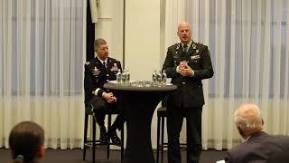 QampA Defender20 by Major Gen Joe Jarrard amp Lt Gen Martin Wijnen 27 Feb 2020 Part I [upl. by Atinuahs]