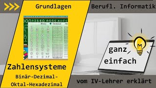 Zahlensysteme umrechnen [upl. by Eened46]