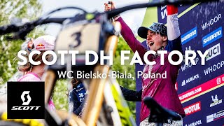 SCOTT DH Factory in BielskoBiala  2024 World Cup 2 [upl. by Rimidalg99]