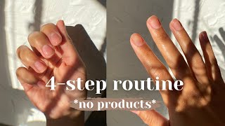 Nail Care Routine  How to make natural nails look good [upl. by Noraa596]