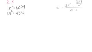 Computational Variance Formula [upl. by Hedgcock]