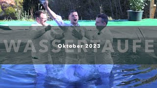 Wassertaufe Oktober 2023  FECG Aldingen [upl. by Anse]