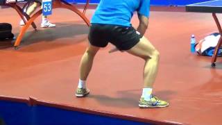 Nice footwork from Wang Hao [upl. by Teodorico]