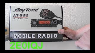 Anytone AT588 quick unboxing [upl. by Mikah]