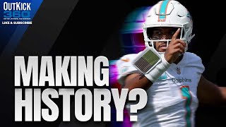 Tua Tagovailoa Had The Best Performance Dolphins History [upl. by Ahsed]