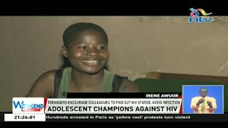 Teenagers take lead in the fight against HIV infections in Homa Bay [upl. by Jojo]