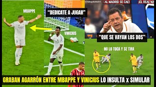 GRABAN A MBAPPE INSULTAND0 A VINICIUS x SIMULAR quotDEDÍCATE A JUGARquot PERIODISTA ESTALLA DE RABIA [upl. by Baylor]