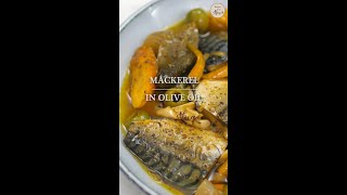 Mackerel in Olive Oil  The Easiest Fish Recipe You Can Make shorts [upl. by Shaw]