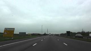 Driving On The M5 Motorway From J14 Thornbury To J17 Cribbs Causeway England 4th May 2012 [upl. by Nehgam646]