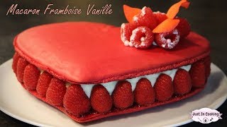 Recette de Macaron Cœur Framboise Vanille [upl. by Aitas81]