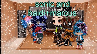 sonic and baldi react to piggy book 2 chp 9 including Jax and pomni [upl. by Aniweta]