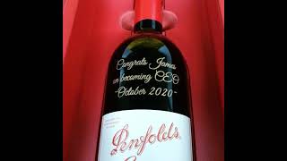 Personalised Penfolds Grange [upl. by Dustman]