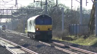 WCML Freight Action at Acton Bridge 7316 [upl. by Anihs]