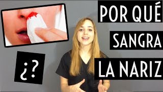 ¿POR QUÉ SANGRA LA NARIZ epistaxis  Mentes Médicas [upl. by Ylsew198]