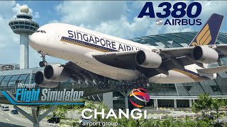 MICROSOFT FLIGHT SIMULATOR 👨🏽‍✈️ AirBus A380  842 ✈️ SINGAPORE AIRLINES 4K In The Air [upl. by Ik]