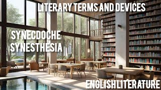 Synecdoche • Synesthesia  English Literature  Hephzibah Samuel  Literary Devices [upl. by Pownall]