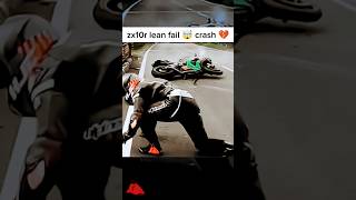 zx10r learn fail 🤯  zx10r almost crash 💔😭 crash zx10r motovlog shortvideo [upl. by Proudman395]