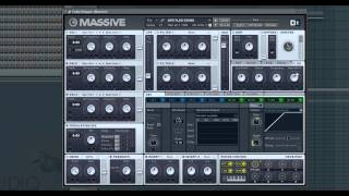 TUTORIAL Skrillex Scary Monsters amp Nice Sprites Lead in NI Massive [upl. by Atinrev]