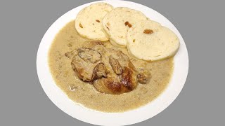 Pečené krkovice se sušenými houbami recept [upl. by Aratehs643]