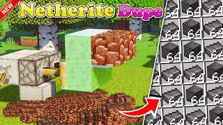 MINECRAFT 120 AUTOMATIC  NETHERITE DUPER FARM  in Minecraft Bedrock [upl. by Hephzibah]