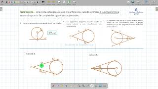 Circunferencia  Recta tangente  Propiedades [upl. by Martens]