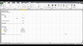 Create a Bookkeeping Spreadsheet using Excel  Part 5 [upl. by Young]