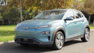 2019 Hyundai Kona Electric Crossover First Drive Video Review [upl. by Obara]